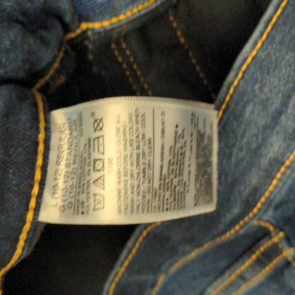 Old Navy Girls Skinny Jeans Size 10-12 Regular Dark Wash Pull-On Jeggings - Picture 3 of 12